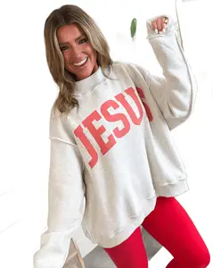 Jesus + God Is Good Reversible Graphic Sweatshirt