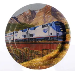 Amtrak Train Party Dessert Plates (8 ct)
