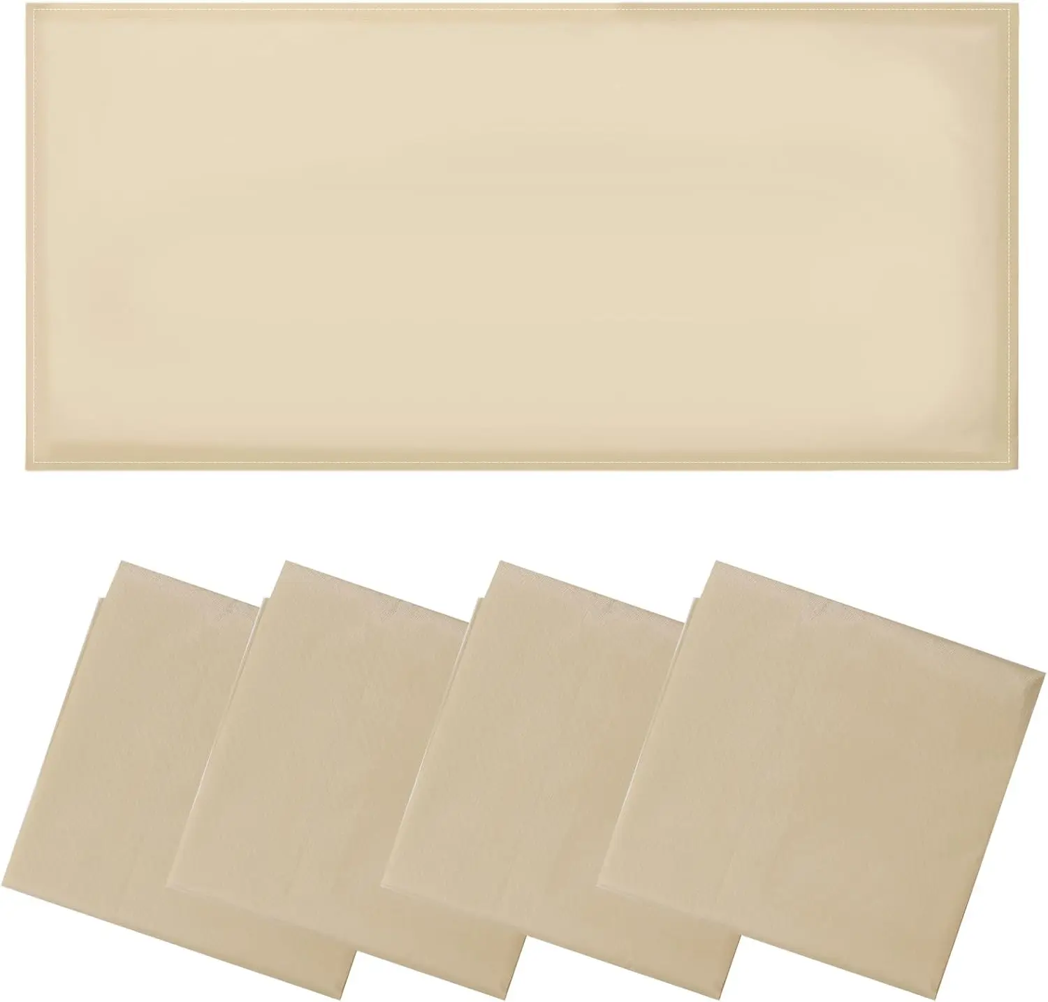 4 Pcs Fluorescent Light Covers - Light Covers for Ceiling Lights Classroom, Magnetic Light Filters for Office, Hospitals, Home 4 x 2 Feet (Warm Yellow)