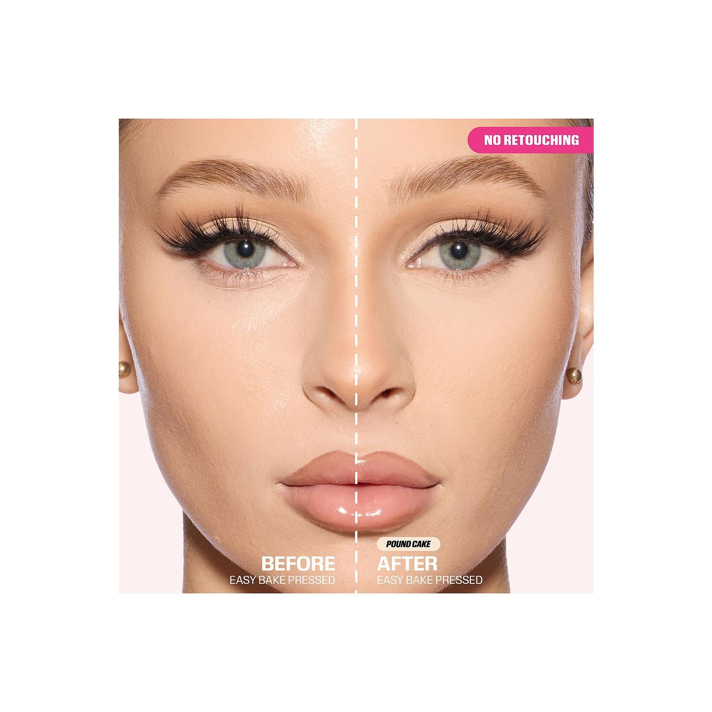 Huda Beauty Easy Bake Pressed Powder in Pound Cake