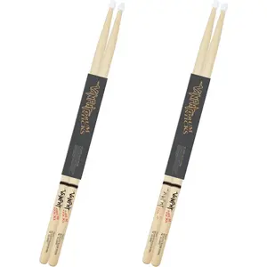 Drum Sticks 7B Classic Maple Drumsticks Nylon Tip Drum Stick for Musical Instrument Percussion Drumstick for  Adults and Beginners (2 Pair)