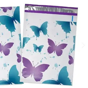 Butterfly Poly Mailers Size 14x17 Spring Poly Mailers