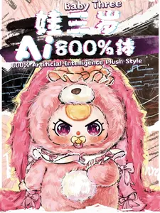 BabyThree 800% Neon AI Tech Glow Plush Blind Box | 6+1 Hidden AI Core | Futuristic Collector’s Edition