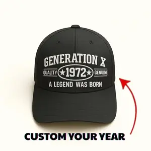 Custom Generation X Hat, Gen X Cap, Generation X Raised On Hose Water And Neglect Perfect Gift For Dad Low Profile Dad Hat-Pigment Dyed