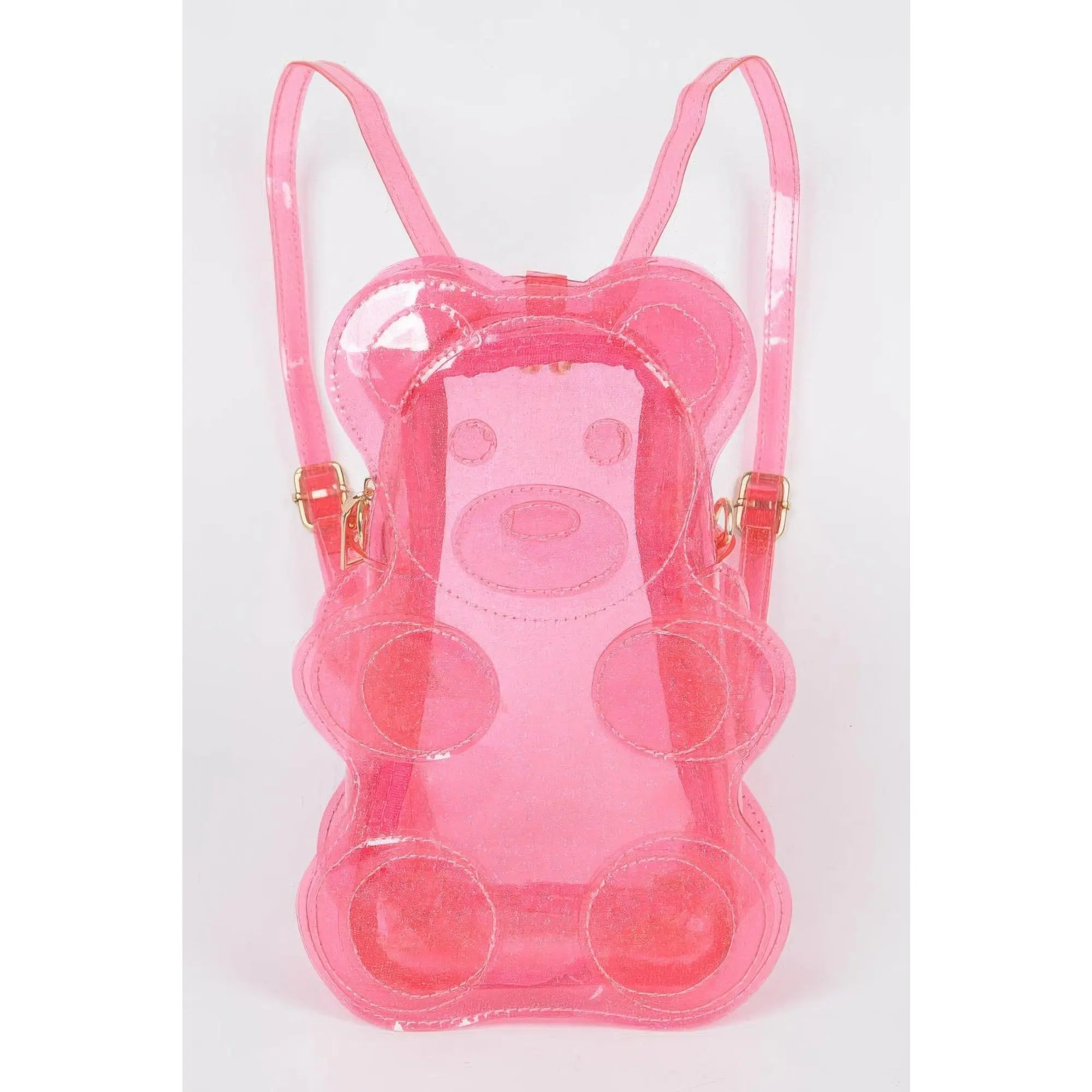 Transparent Teddy Bear Backpack
