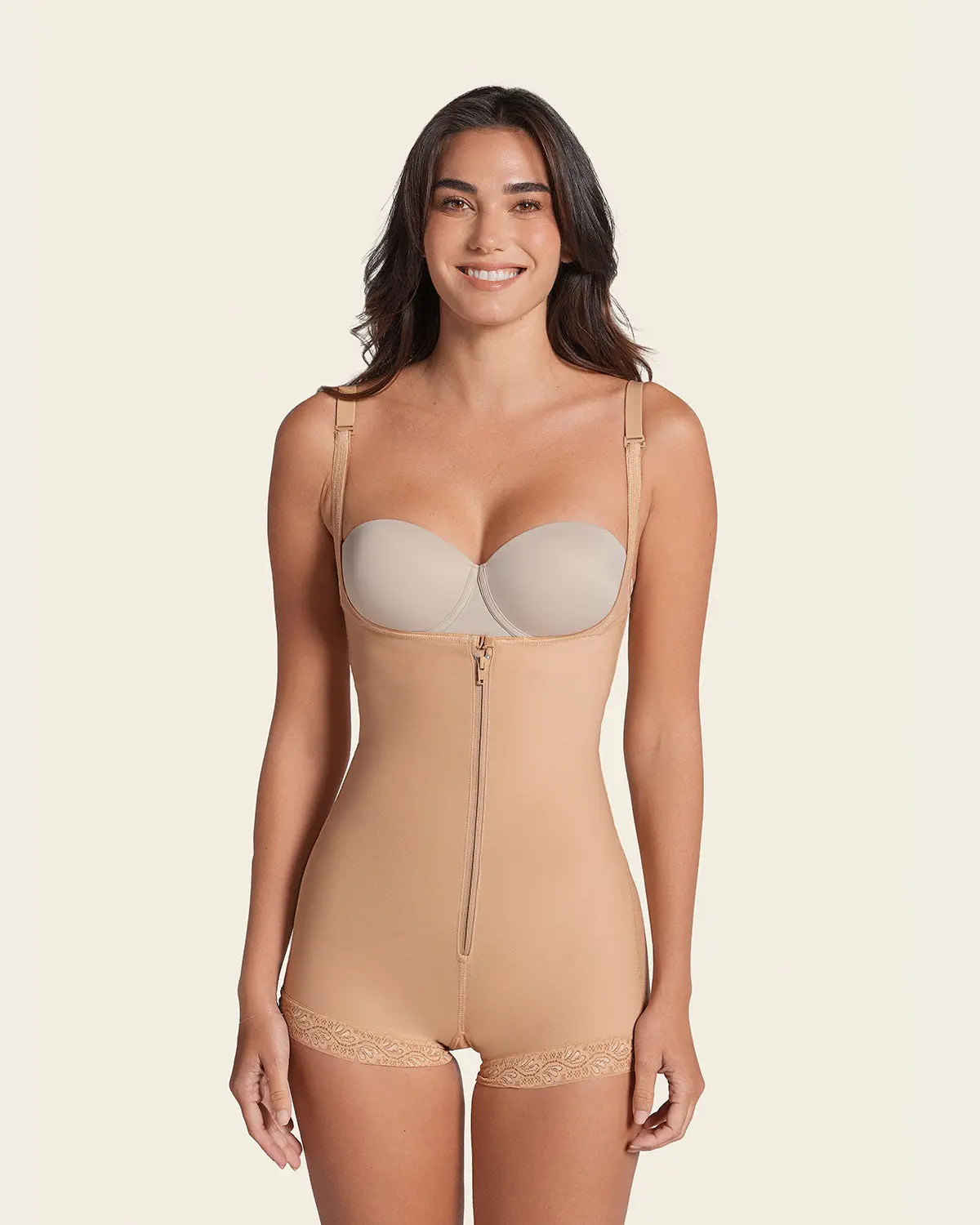 Leonisa TopSculpt Boyshort Bottom Body Shaper with Extra Firm Compression -  Shapewear Bodysuit