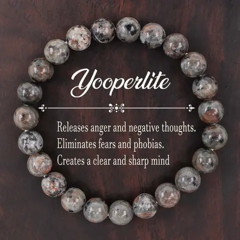 Energy Natural Flame Stone Bracelet Men Bead Chain Ornaments Lucky Charm Energy Yoga & Sports Wristband Vintage Men Black Bead Bracelet Jewelry Wedding Party Gift