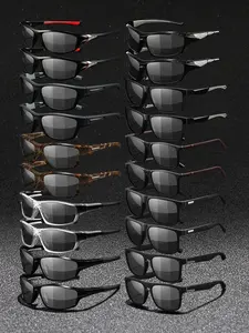 20 Latest Unisex Photochromic Polarized Sunglasses, Fashionable Retro Square Outdoor Sports Eyewear for Day and Night Use, UV400 Protection & Anti-Glare Design, Lightweight Durable Sunglasses