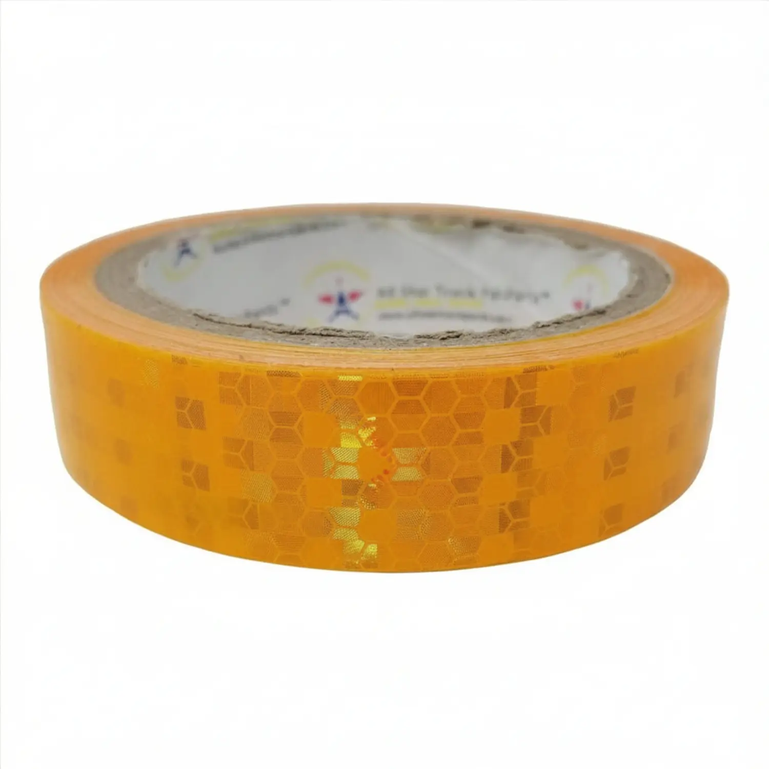 All Star Truck Parts DOT-C2 Reflective Tape Yellow/Orange Safety Warning Hazard Caution Conspicuity Tape For School Bus Truck Trailer Boat Semi Motorcycle Bike Helmet Waterproof Ultra Reflective Crystal Lattice Film Layer