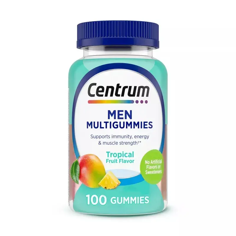 Centrum Men's Multivitamin Gummies - Tropical Fruit - 100ct: Vitamins, NSF Certified, 9.63 oz