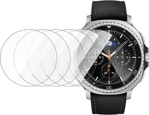 6 Pack for  Galaxy Watch 8 Classic 46mm Screen Protector, Anti-Fog Anti Scratch, Bubble Free  Tempered Glass Protective Film for Galaxy Watch 8 46mm Accessories