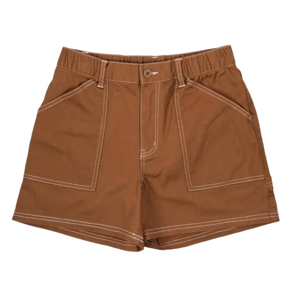 Construct Painter Brown Shorts