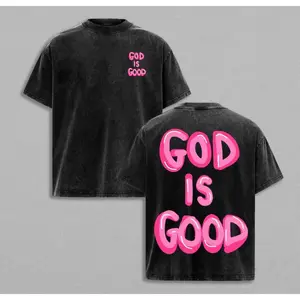 God Is Good Christian Washed Tee – Detailed Product Description