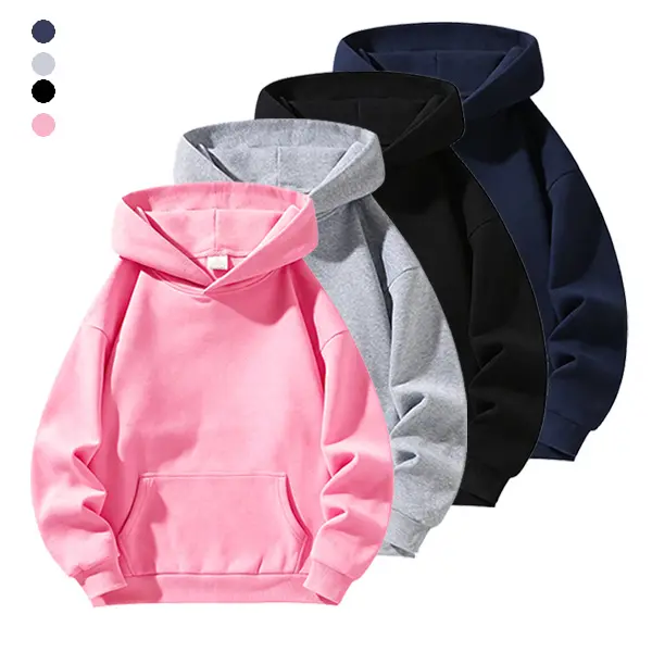 Men’s solid-color pullover hoodie, unisex hooded sweatshirt, autumn back-to-school outfit, long-sleeve pullover hoodie with a loose fit, sports casual top, The Hoodie.fall clothes,