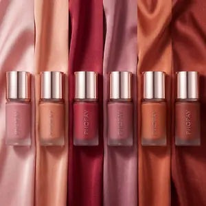 PHOFAY Liquid Blush Stick — Blendable, Buildable & Long-Lasting Sponge Tip Blush for All Skin Tones | Matte Finish, Non-Greasy, Natural Flush Look