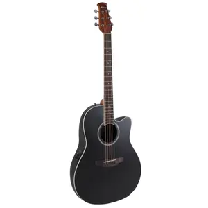 Applause E-Acoustic Guitar AB24-5S, CS, Cutaway, Black Satin