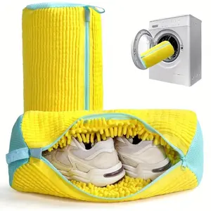 Shoes Laundry Bag Keep Shoes Clean, Shoe Wash Bag for Washing Machine, Shoe Washing Bag for Sneakers, Boots & Delicate Footwear, Reusable Cleaning Bag