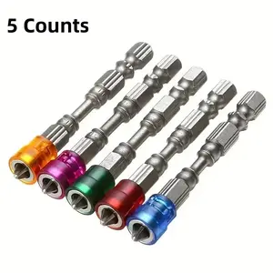 PH2 Magnetic Cross Screwdriver Bit Set, 1/4 Inch Hex Shank S2 Alloy Electric Power Driver Bit Set For Screwdriver, Power Tool Accessories For Gypsum Drywall, Hardware, Screwdriver Bits Set