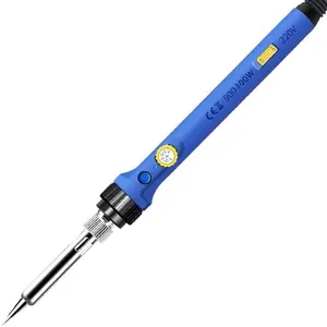 Adjustable temperature electric soldering iron, internal heating type, household set, small soldering pen for repairs and welding