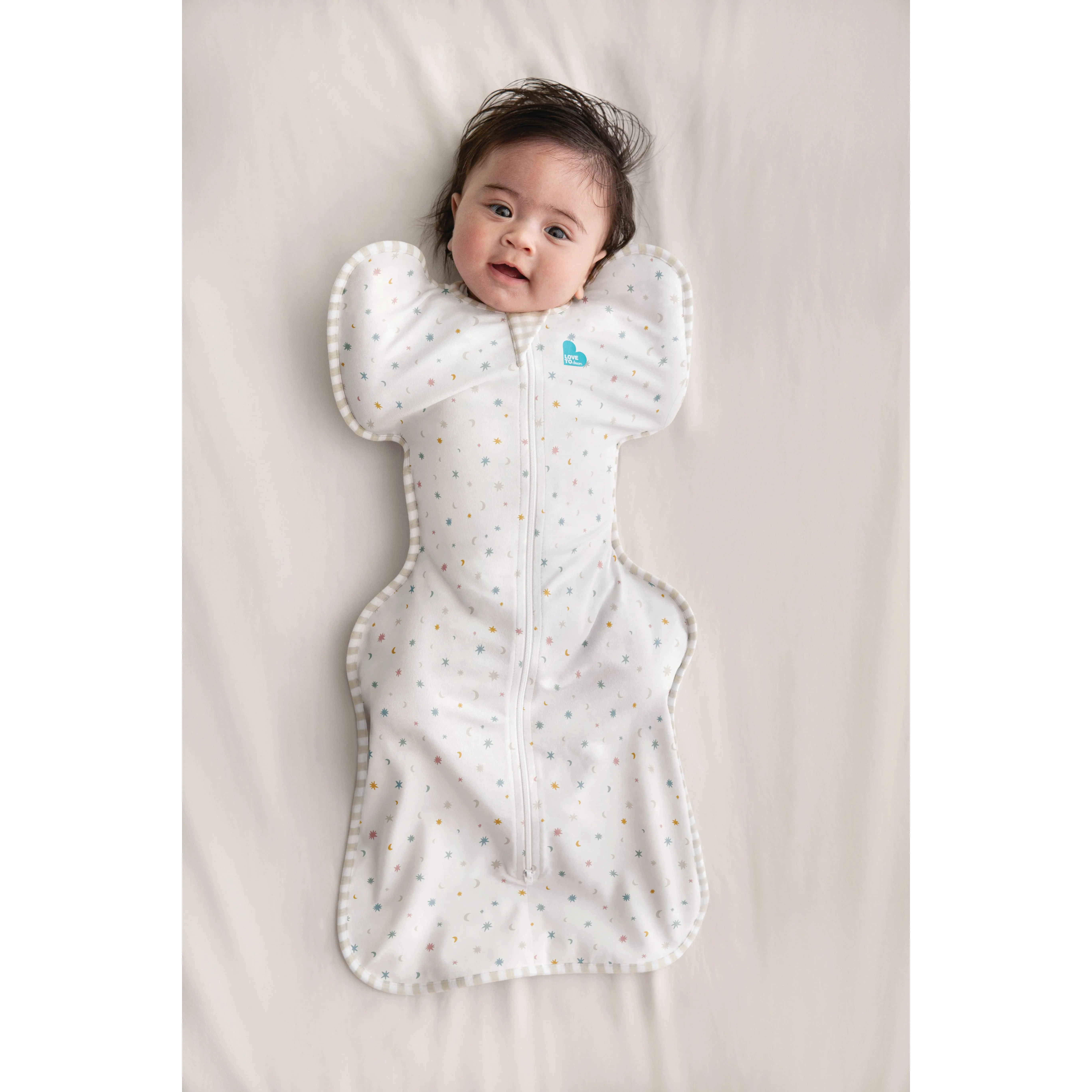 Swaddle Up™ 0.2 TOG Organic Cotton White Starlight Swaddle Up™ 0.2 TOG Organic Cotton White Starlight