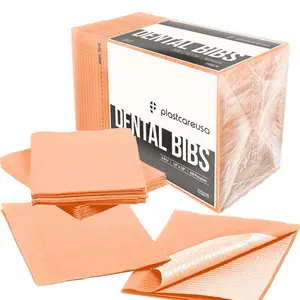 Plastcareusa Dental Bibs 13x18 Disposable Tattoo Bibs for Dental Professionals and Tattoo Artists