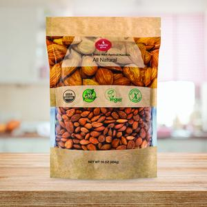 Mighty Apricot USDA Organic Bitter Apricot Kernels(1LB) 16oz, Natural Raw Bitter Apricot Seeds, Great source of Vitamin B17, Maximum 3 kernels per day