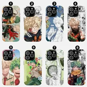 MHA BakuDeku Anime Manga Phone Case Compatible with iPhone 17, 16, 15, 14, 13, 12, 11, X & Galaxy