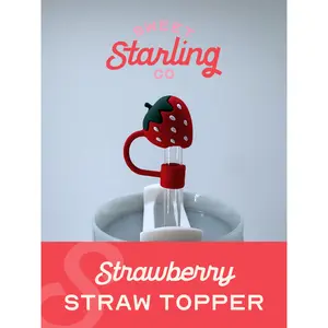 Strawberry Straw Toppers