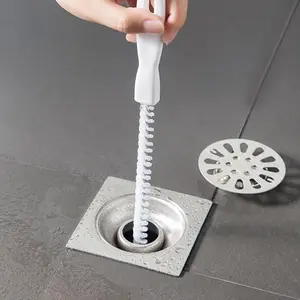 45CM Pipe Dredging Brush Bathroom Hair Sewer Sink Cleaning Brush Drain Cleaner Flexible Cleaner Clog Plug Hole Remover Tool NEW