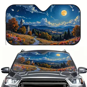 1pc Starlit Skys Car Sun Visor - Effectively Blocks Sun, Ideal for Safari Style Drives, Fun & Stylish Vehicle Accessory, Compatible with Multiple Models, Necessary Auto Sunshade, Windshield Sun Shade, Sunshade for Cars