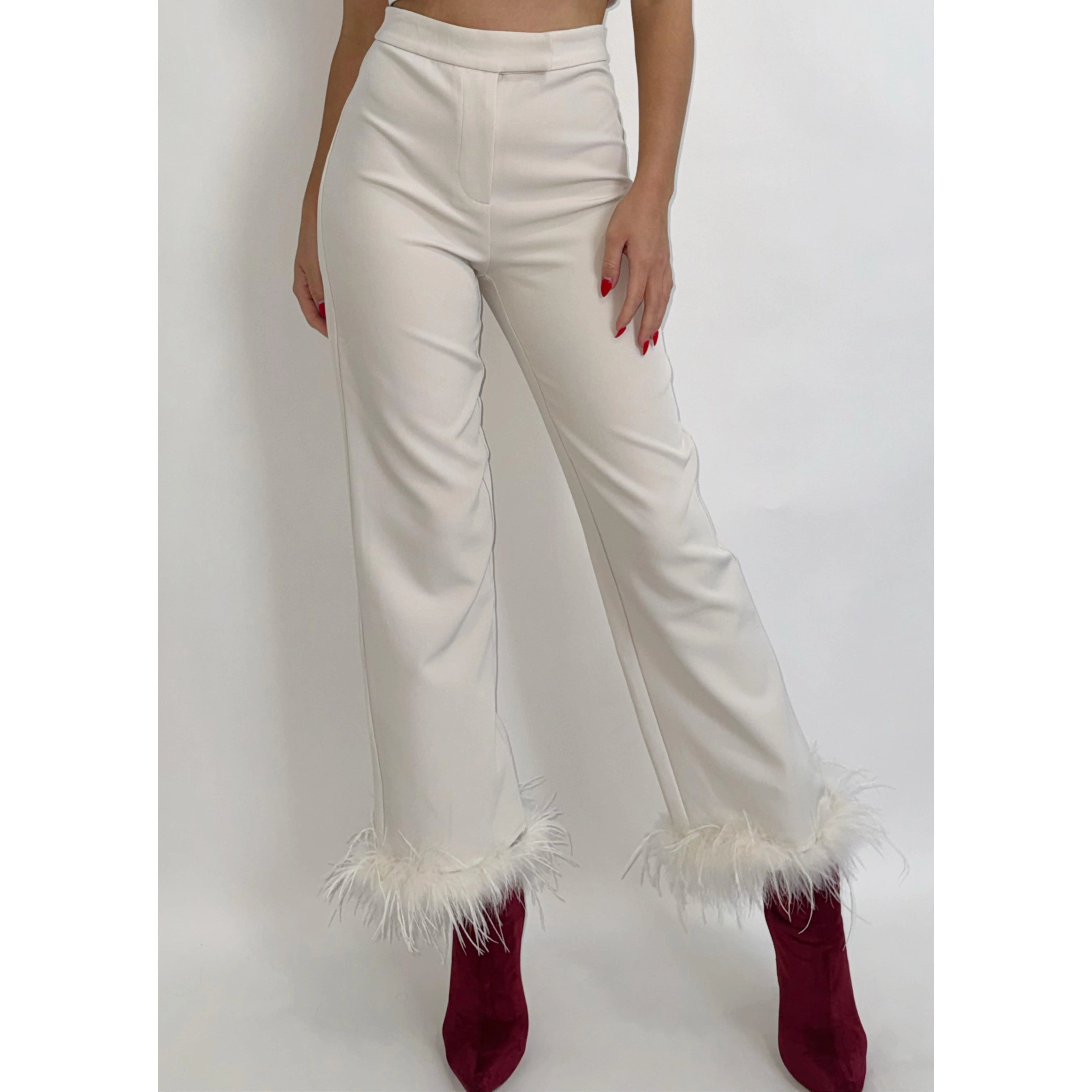 Midnight Magic Feather Pants