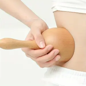 Wooden Roller Massage Cup, Multifunctional Full Body Pressure Tool, Body Care, Ideal for Home and Spa Use, Perfect for Thighs, Arms, Shoulders, Waist