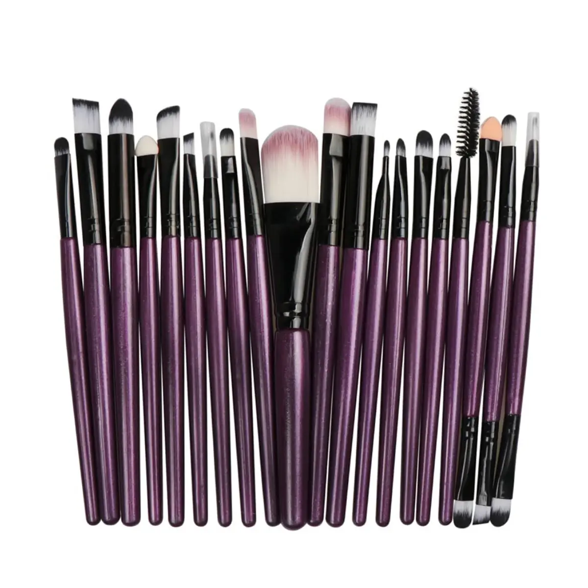 20PCS Professional Makeup Brush Set, Face & Eye Makeup Brushes with Powder, Foundation, Concealer, Eyeshadow, Eyebrow & Lip Brushes