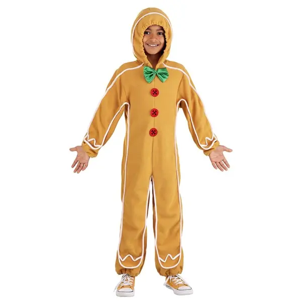 Gingerbread Man Onesie Kid's Costume