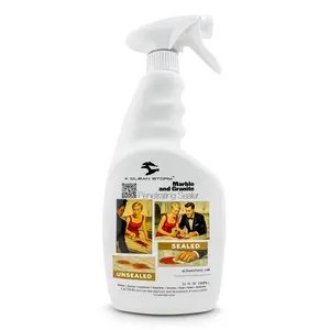 Marble and Granite Penetrating Stone Sealer - 32oz Ready-to-Use Formula - Large Spray Bottle