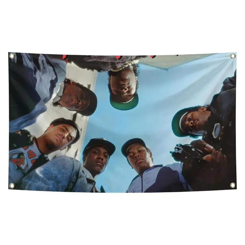 Tapestry 90s Vintage Rap Hiphop Underground Rapper Retro Music Fans Home Hanging Decor Wall Flag Tapestry