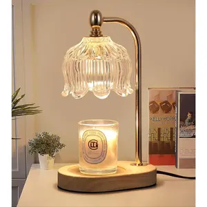 Candle Warmer Lamp with Timer and Dimmer,Electric  Light Gifts for Women Melt Wax Warmer Lamp with 2 Bulbs for Candle Jars House Warming   Decor Bedroom