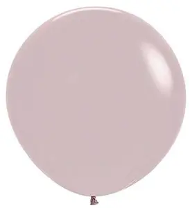 24" Sempertex Pastel Dusk Rose Balloons 1 count #59515