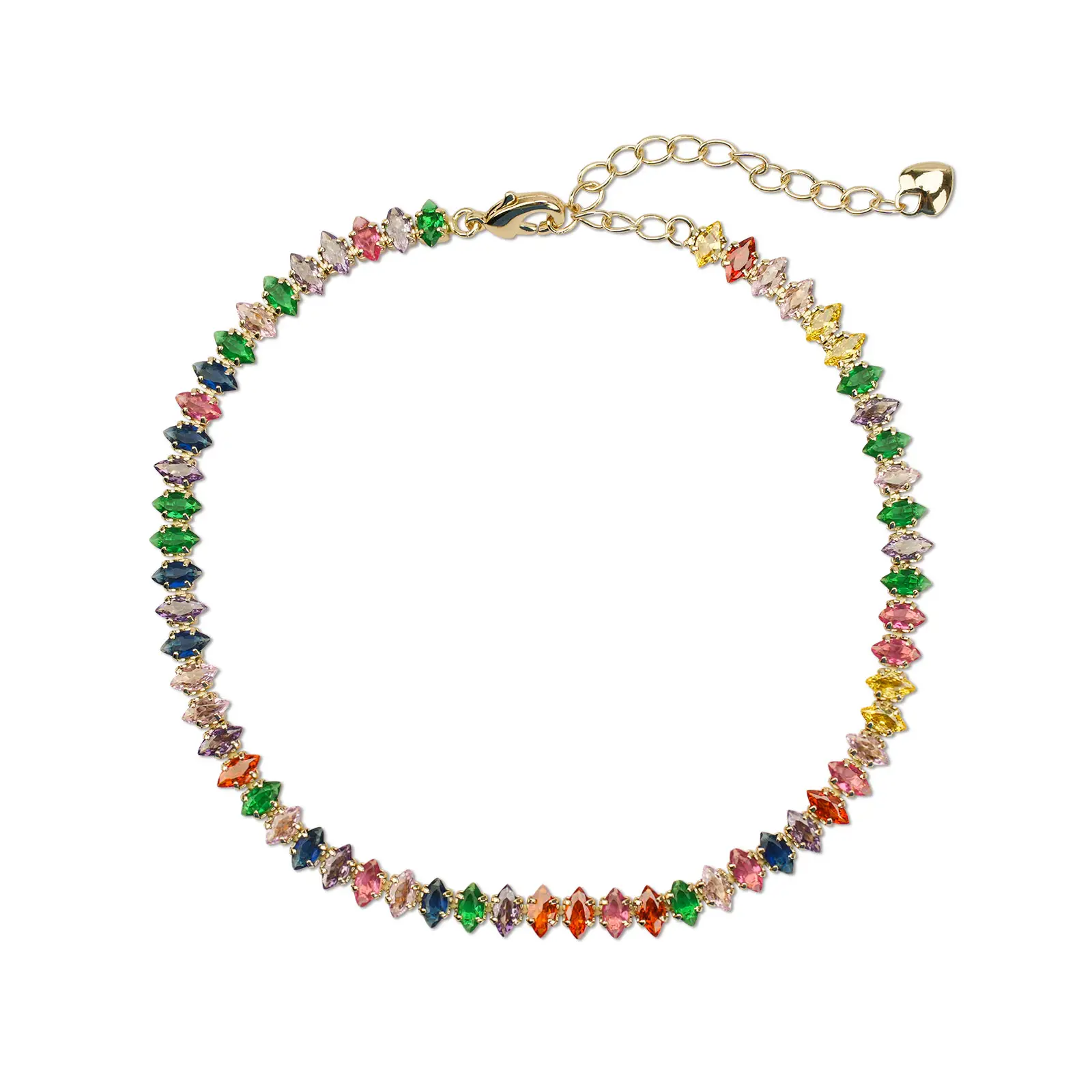 MEIITRUE 14K Gold Plated Waterproof Anklet for Women, Dainty Cubic Zirconia Anklet Bracelet for Beach, Summer Trendy Jewelry for Girls