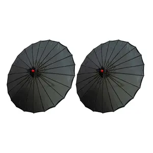 THY COLLECTIBLES Set of 2 Kid's Size 22" Japanese Chinese Umbrella Parasol for Wedding Parties, Photography, Costumes, Cosplay, Decoration and Events