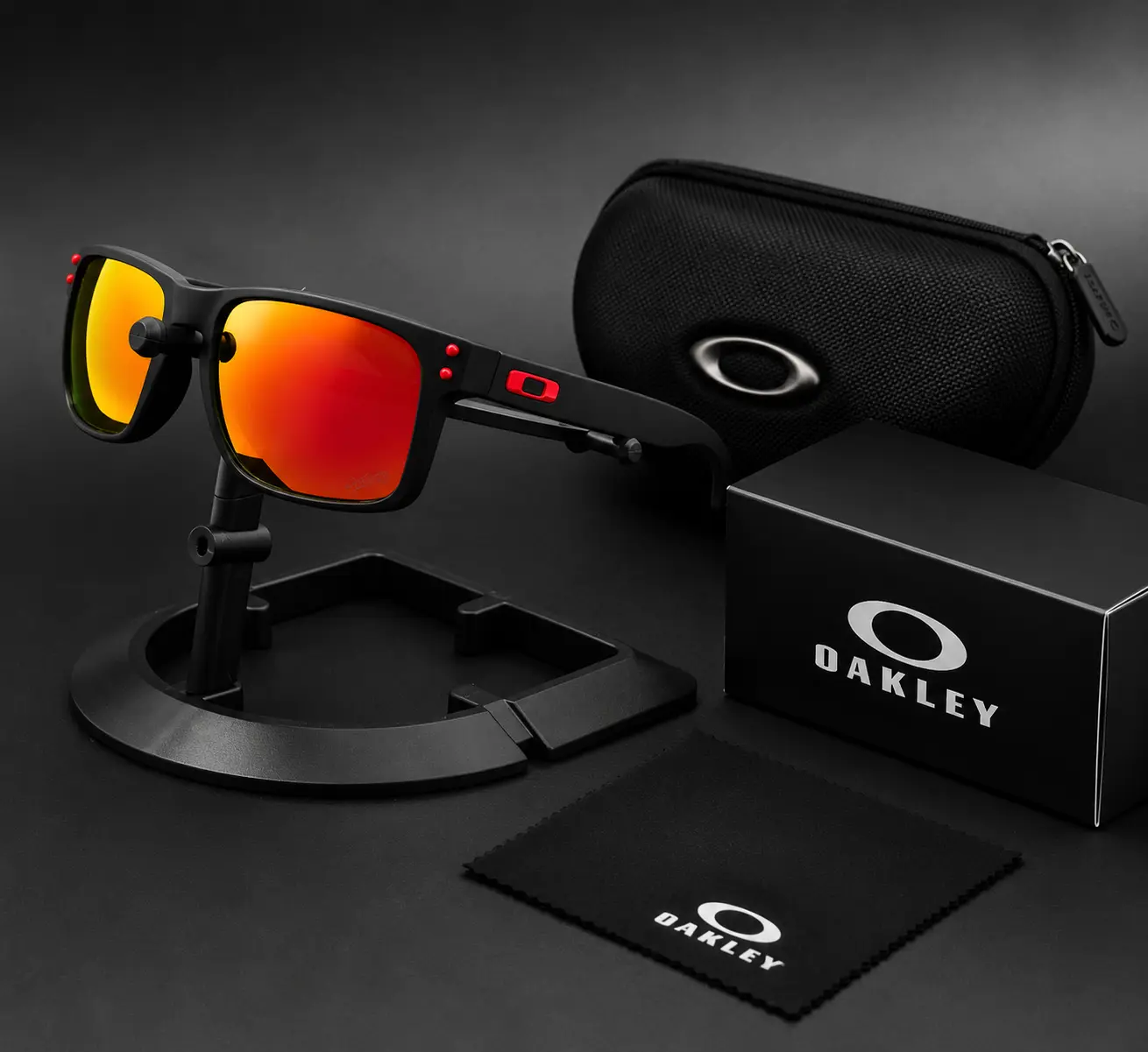 Oakley Performance Polarized Sports Sunglasses UV400 Wraparound Cycling Running Driving Glasses