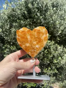 Citrine Heart Crystal | Stone of Abundance & Prosperity | BellaVee