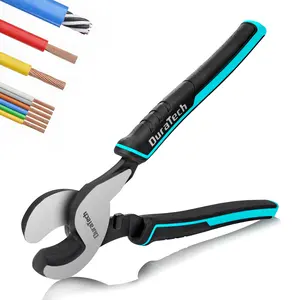 #fathersdaygift DURATECH 9.5'' Cable Cutters Heavy Duty, High Leverage Cable Cutter, Wire Cutters for Aluminum, Copper, and Communications Cable