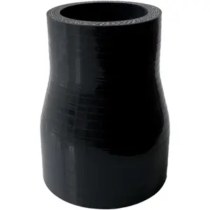 2.75" to 3" Silicone Reducer Coupler Hose, 3" Length Universal 4-Ply Reinforced Straight Turbo Intake Intercooler Hose Pipe Black