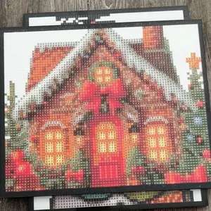 Christmas House Diamond Painting Sign, Use Your Leftover Drills