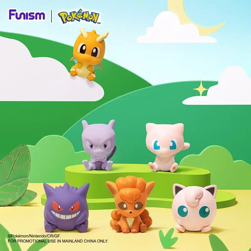 Pokémon Mini Adventure Series Vol.1& Vol.3 Blind Box Mixed Pack With Vol.2 Eevee Family Ornaments Cute Pocket Monster Decor Figures Ideal Collection & Lovely Desktop Decor summerwins
