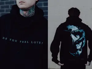 Do You Feel Love 2 Sided Hoodie, Trendy Pullover For Men, For Women