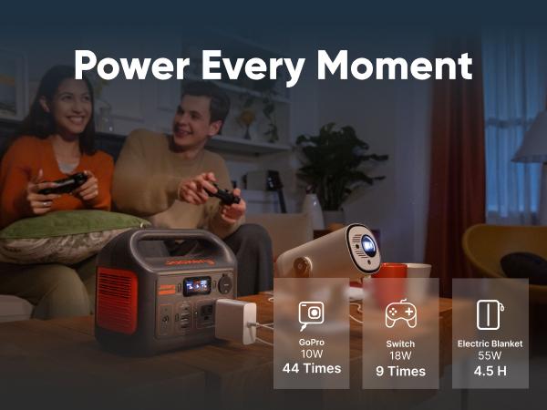 Jackery Explorer 300 Portable Power Bank features a 292Wh lithium iron phosphate (LiFePO4) battery and a 300W AC output (Summervibes).