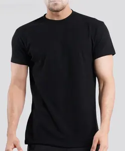 Black Blank CVC Crew Neck T-Shirts – 60/40 Cotton Polyester Blend, Adult Fit, Ideal for HTV, Embroidery & Screen Printing Bulk Custom Apparel