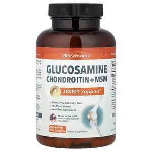 BioSchwartz Glucosamine Chondroitin + MSM, 180 Capsules